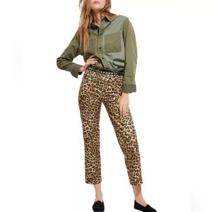 THE KOOPLES Animal Print straight-leg pants